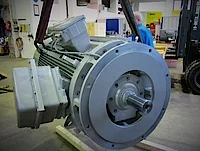 IM B5 squirrel cage compressor motor with support foot IM B5 squirrel cage compressor motor with support foot