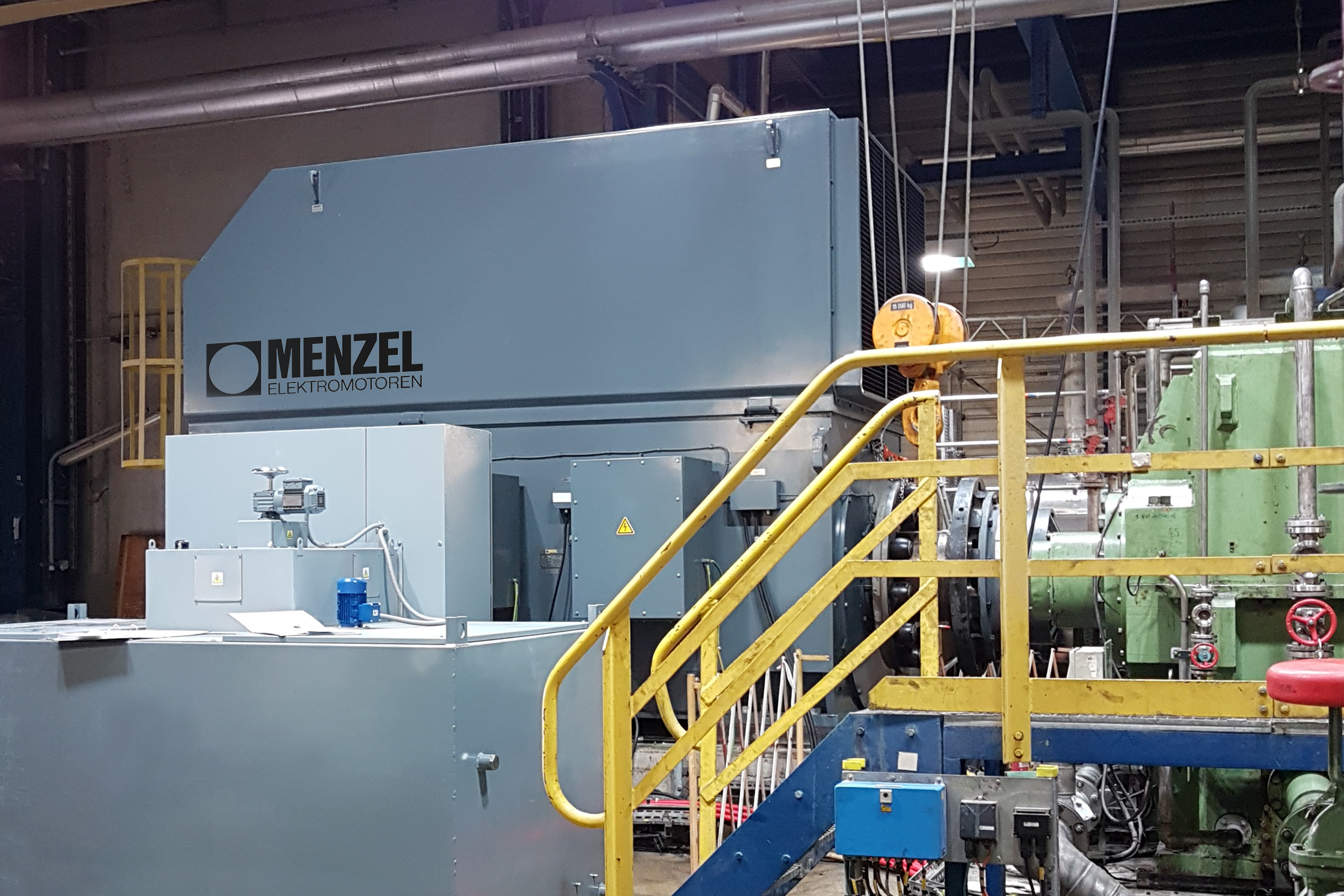 Slip ring extruder motor configured to fit precisely at short notice Slip ring extruder motor configured to fit precisely at short notice