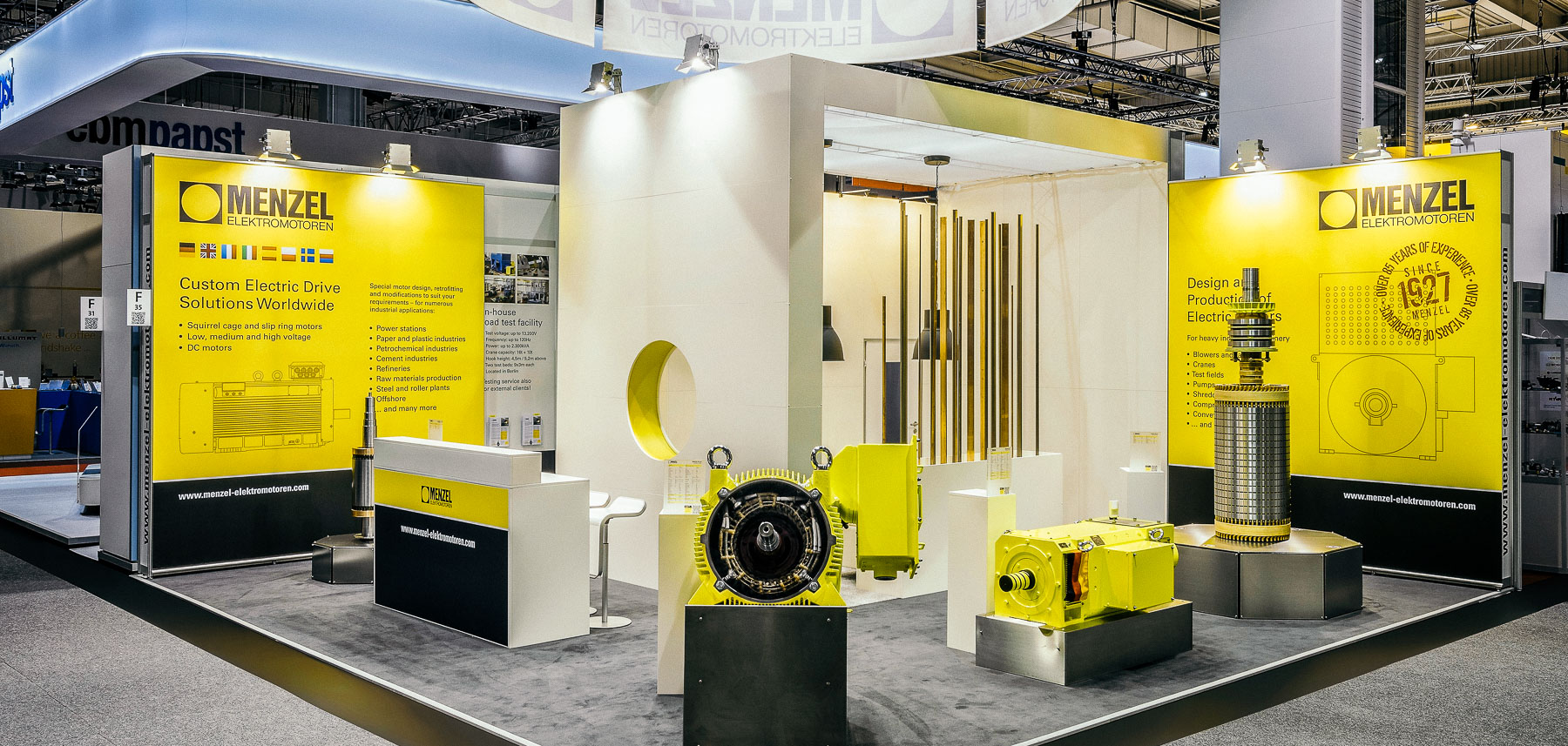 Menzel Stand at Hannover Messe Menzel Stand at Hannover Messe