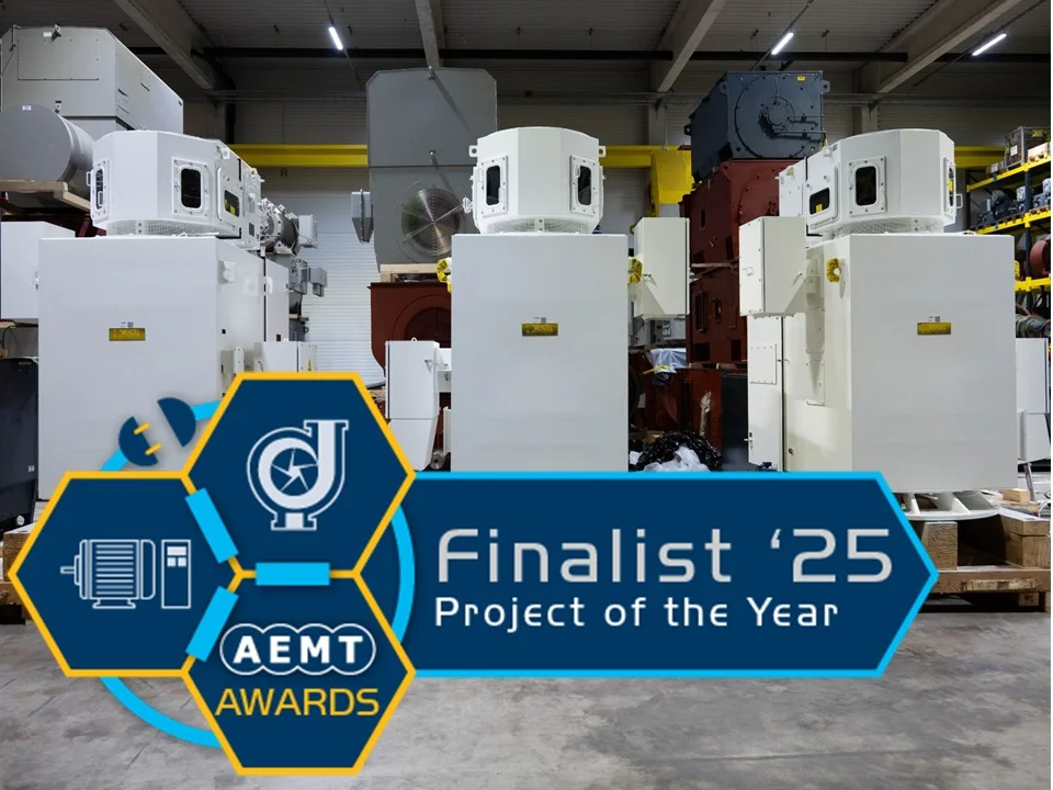 3300V slip ring motors project finalist AEMT awards 2025 3300V slip ring motors project finalist AEMT awards 2025