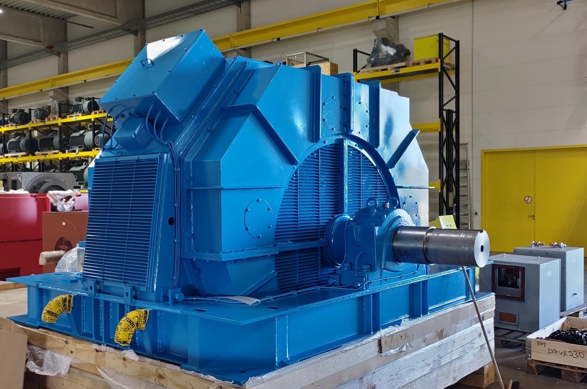 Custom replacement motor for steel mill